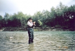 Fishing for monster salmon